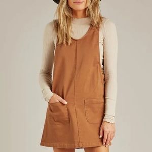 Rylee and Cru Overall Dress - Rust